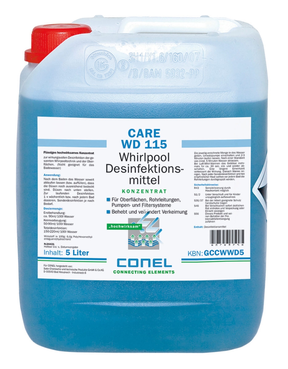 Whirlpooldesinfektionsmittel CARE-GCCWWD5-