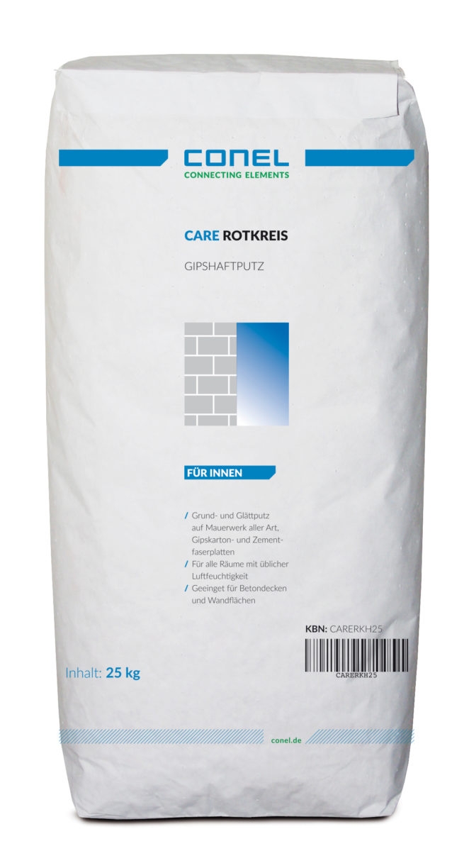 Rotkreis Haftputz-Gips CARE-CARERKH25-