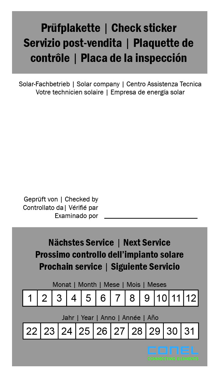 Prüfplaketten TOOLS-CTOOLPPSOLAR-