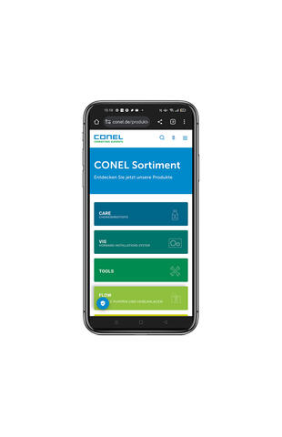 CONEL Website mobile Version